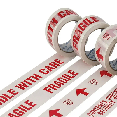 Kundenspezifisches Logo Printed Bopp Packing Tap warnendes Band heiße Verkaufs-kundenspezifisches Logo Printed Bopp Packing Tapes ZERBRECHLICH